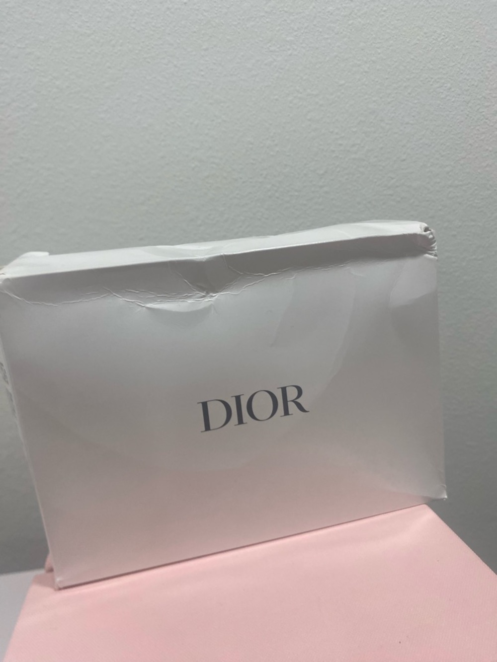 Dior Beauty GWP Pink Canvas Shoulder Bag with Silver Chain - Picture 7 of 7